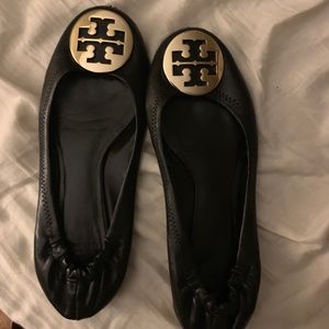 Tory Burch reva black flats
